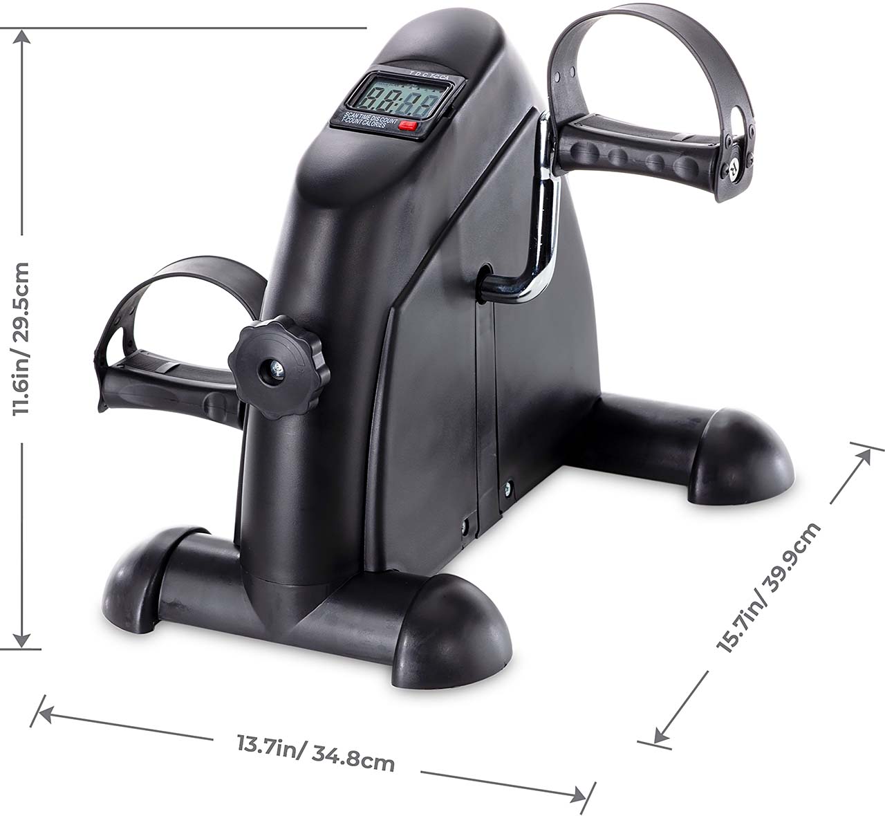 pedal exercise cycle Pedal Exercise Mini Cycle Bike Silvery - Digital Display