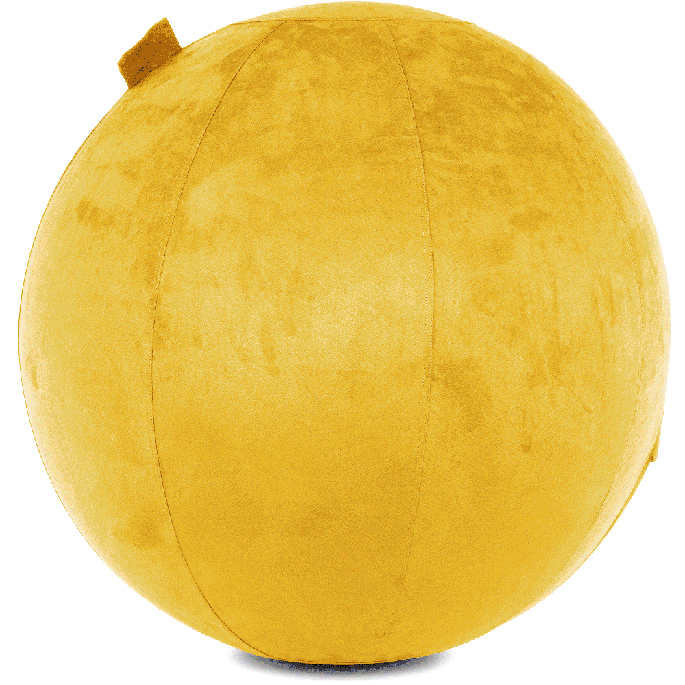 360 - YOGA-65-COWBALL-BYellow-Manual - Husband Pillow