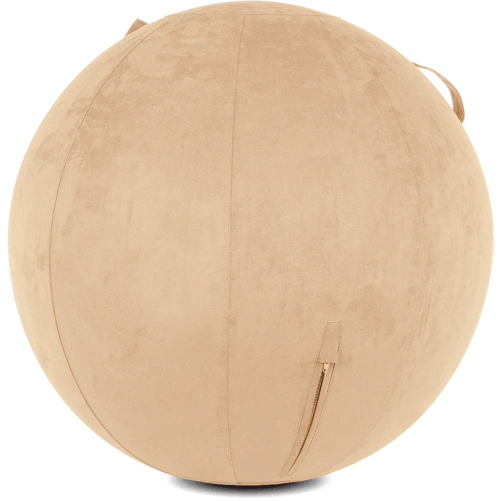 360 - YOGA-65-COWBALL-CTaupe-Elect - Husband Pillow