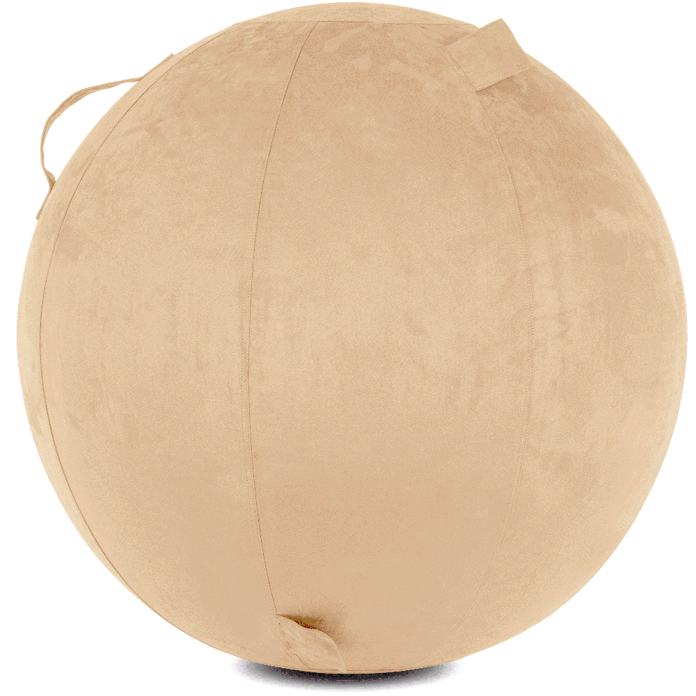 360 - YOGA-65-COWBALL-CTaupe-Elect - Husband Pillow