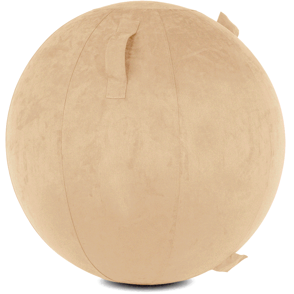 360 - YOGA-75-COWBALL-CTaupe-Manual - Husband Pillow