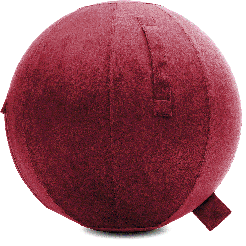 360 - YOGA-75-PBALL-Maroon-Manual - Husband Pillow