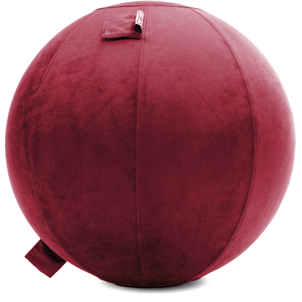 360 - YOGA-75-PBALL-Maroon-Manual - Husband Pillow