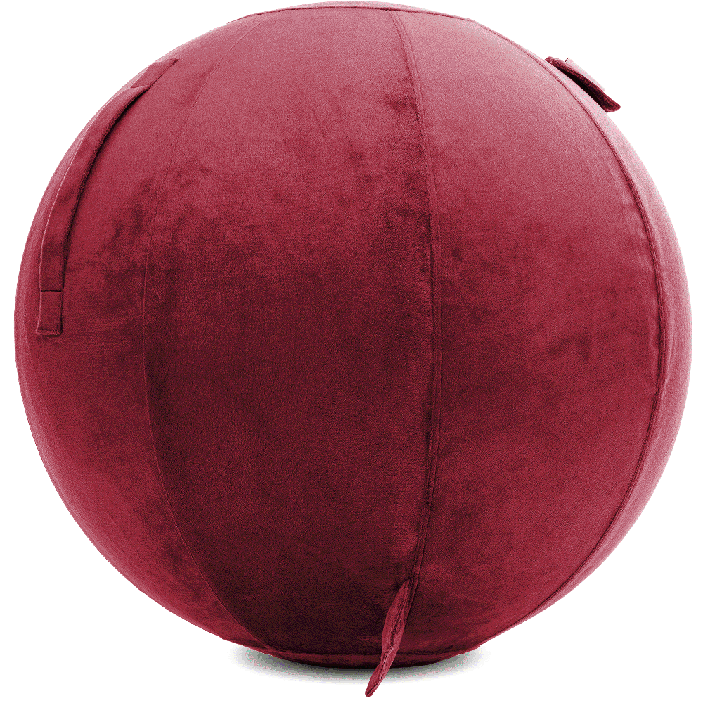 360 - YOGA-75-PBALL-Maroon-Manual - Husband Pillow