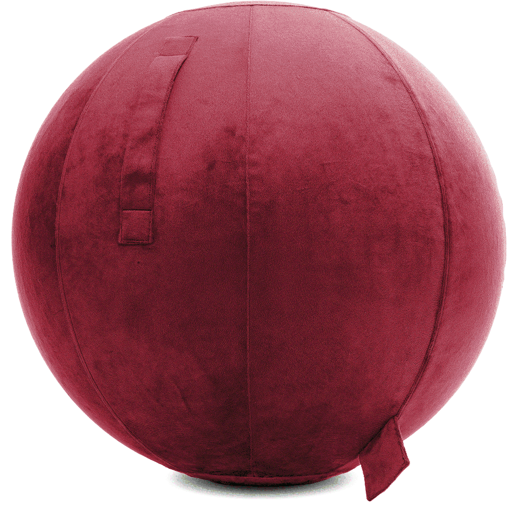 360 - YOGA-75-PBALL-Maroon-Manual - Husband Pillow