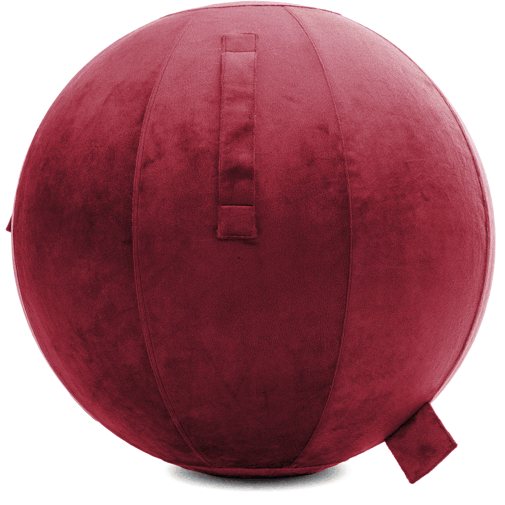 360 - YOGA-75-PBALL-Maroon-Manual - Husband Pillow
