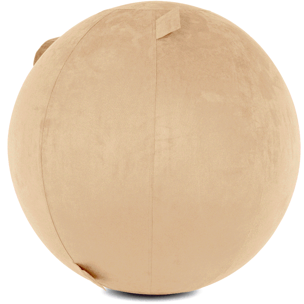 360 - YOGA-85-COWBALL-CTaupe-Elect - Husband Pillow