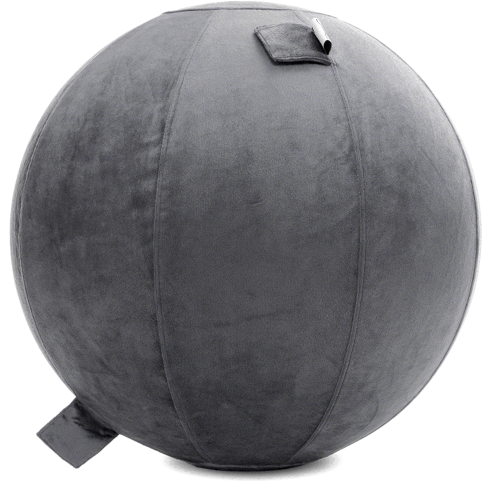 360 - YOGA-85-PBALL-Dgrey-Elect - Husband Pillow