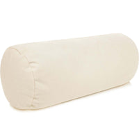 Organic Buckwheat Hull Bed Pillow - Stress And Neck Tension Relief - Bed Pillow, Cream