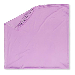 18" x 18" Cover Throw Pillowcases - 85/15 Nylon/Spandex Silky: 1 Pc - Purple